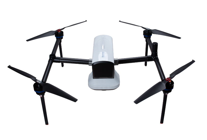 E300 RTK Drone – high-precision quadcopter for aerial mapping and surveying, equipped with GNSS and PPK technology for centimeter-level accuracy without ground control points.